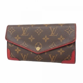 Louis Vuitton Long Wallet Monogram Retiro Portofeuil Sarah M41951 Cerise Ladies