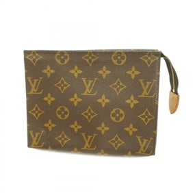 Louis Vuitton Pouch Monogram Poche Toilette 19 M47544 Brown Women's