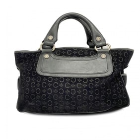 Celine handbag C Macadam suede black ladies