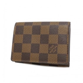 Louis Vuitton Business Card Holder Damier Envelope Carte de Visite N62920 Ebene Men's Women's