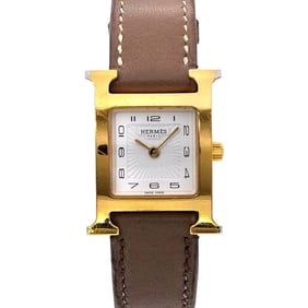 Hermes HERMES H Watch HH1 201 Ladies' White Grey Quartz
