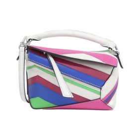LOEWE Puzzle Edge Zigzag Mini A510P88X03 Handbag