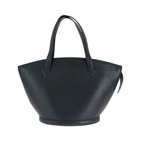 LOUIS VUITTON Louis Vuitton Epi Saint Jacques Noir Black Gold Hardware Leather M52272 Tote Bag