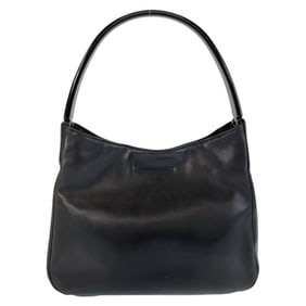 PRADA Prada black leather plastic shoulder bag for women
