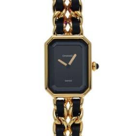 Chanel Premiere L size H0001 Black Ladies Watch Quartz