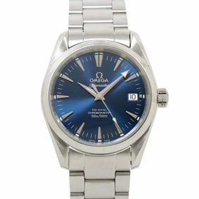 OMEGA Seamaster Aqua Terra Co-Axial 2504 80 Men's Watch Date Blue Automatic