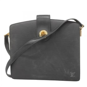 Louis Vuitton Shoulder Bag Epi Capuchin M52342 Noir Ladies