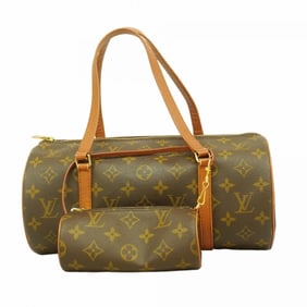 Louis Vuitton handbag Monogram Papillon 30 M51385 Brown ladies
