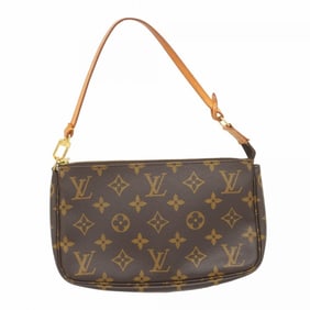 Louis Vuitton Pouch Monogram Pochette Accessoires M51980 Brown Women's