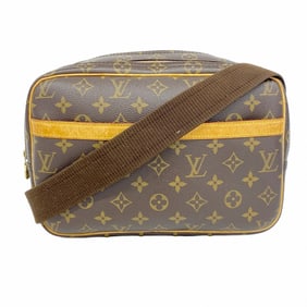 Louis Vuitton Shoulder Bag Monogram Reporter PM M45254 Brown Ladies