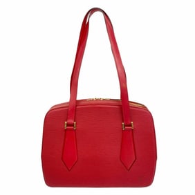 Louis Vuitton Shoulder Bag Epi Voltaire M52437 Castilian Red Ladies