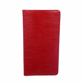 Louis Vuitton Long Wallet Epi Porte Carte Credit Yen M63217 Castilian Red Ladies