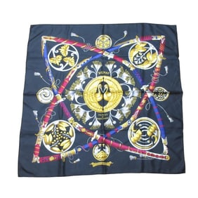 HERMES Hermes Carré 90 DAIMYO PRINCES DU SOLEIL LEVANT 100% Silk Daimyo Prince of the Land Rising