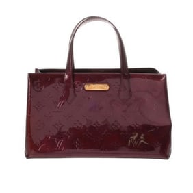 LOUIS VUITTON Louis Vuitton Monogram Vernis Wilshire PM Rouge Fauvist M91644 Women's Handbag