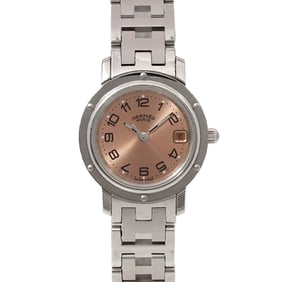 Hermes HERMES Clipper CL4 210 Ladies Watch Date Pink Quartz