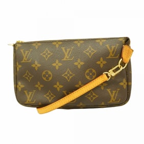 Louis Vuitton Pouch Monogram Pochette Accessoires M51980 Brown Women's