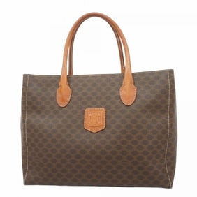 Celine Tote Bag Macadam Brown Women's