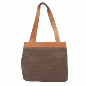 Celine Tote Bag Macadam Brown Women's