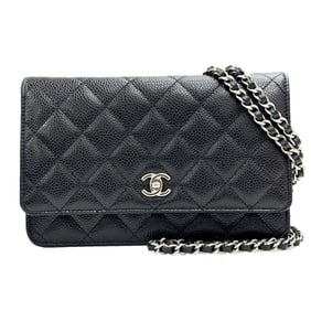 CHANEL Chanel Matelasse Chain Wallet AP4241 Classic Black