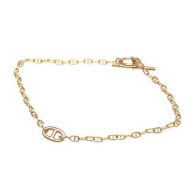 Hermes Chaine D'ancre Farandole Bracelet Pink Gold (18K) No Stone Charm Bracelet Pink Gold