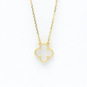 Van Cleef & Arpels Vintage Alhambra Necklace Yellow Gold (18K) Mother Of Pearl Men,Women Fashion