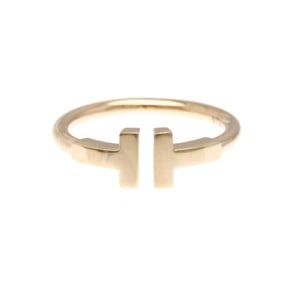 Tiffany Wire Ring Pink Gold (18K) Fashion No Stone Band Ring Pink Gold