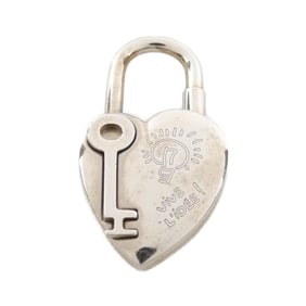 Hermes HEART Padlock 041337CK Keychain