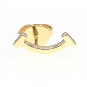 Tiffany & Co. Single Earring T Smile Au750 YG One Ear Only Women's TIFFANY CO.