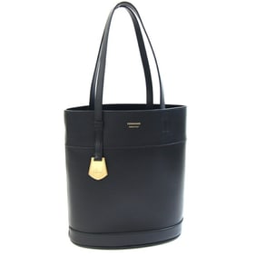 Salvatore Ferragamo Tote Bag Charming 21 7533 Black Leather Women's