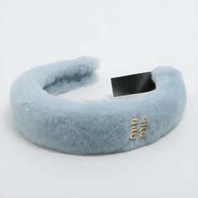 Miu Miu Miu Fur Headband Hair Accessory 5IH025 Women's