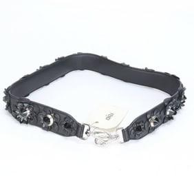 Fendi Strap You Leather Shoulder Flower Motif Women's