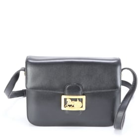 Celine Carriage Hardware Leather Shoulder Bag Crossbody Hand Tote Women's