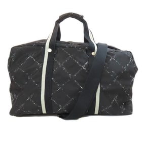 Chanel Travel Line Boston Bag Nylon Material Women's CHANEL