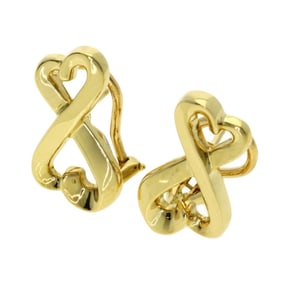 Tiffany Double Loving Heart Earrings, 18K Yellow Gold, Women's, TIFFANY&Co.