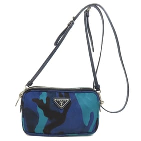 Prada Camouflage Pattern Mini Shoulder Bag Nylon Material Women's PRADA