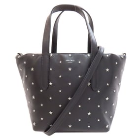 Jimmy Choo Star Motif Handbag Leather Women's