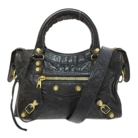 BALENCIAGA Giant Mini City Handbag in Calf Leather for Women