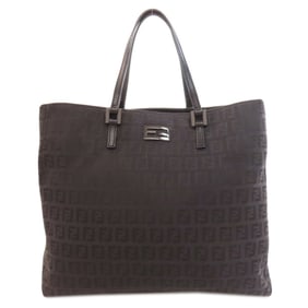 FENDI Zucca pattern handbag canvas for women