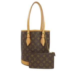 Louis Vuitton M42238 Bucket M PM Tote Bag Monogram Canvas Women's LOUIS VUITTON