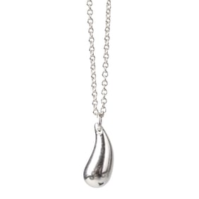 TIFFANY&Co. Tiffany SV925 Teardrop Necklace Silver Women's