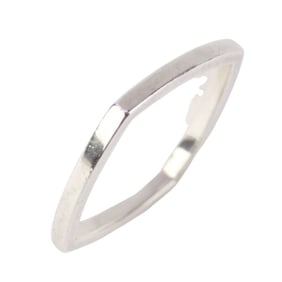 TIFFANY&Co. Tiffany Frank Gehry SV925 Torque Narrow Ring Silver Women's
