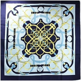 Hermes Scarf Muffler Eperon D'or Apron Doll HERMES Women's