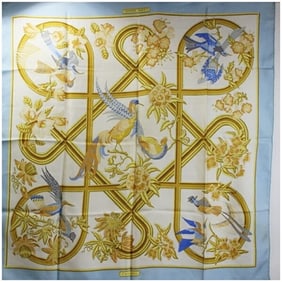 Hermes scarf muffler caraibes Caribbean HERMES women's