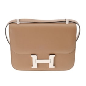 HERMES Constance 24 Miroir Chai U Stamp (around 2022) Women's Epsom Leather Shoulder Bag