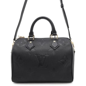 Louis Vuitton Handbag Monogram Empreinte Speedy Bandouliere 25 M58951 2way Shoulder Black