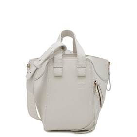 LOEWE Handbag Hammock Compact Leather A538H13X07 2way White