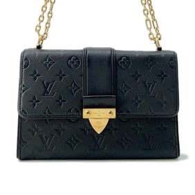Louis Vuitton Chain Shoulder Bag Monogram Empreinte Saint-Sulpice BB M44242 Black