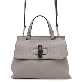 Gucci Handbag Daily Bamboo Leather 370831 GUCCI 2way Shoulder Bag