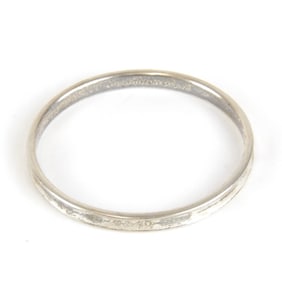 TIFFANY&Co. Tiffany 1837 Bangle Silver 925 Women's