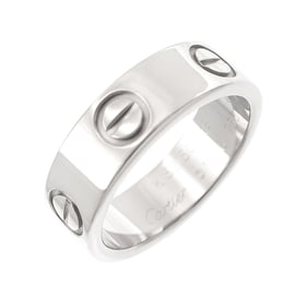 Cartier Love #48 Ring K18 WG White Gold 750